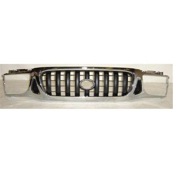 Geared2Golf Grille for 2001-2004 S-runner Tacoma Chrome & Dark Gray GE1850289 - main